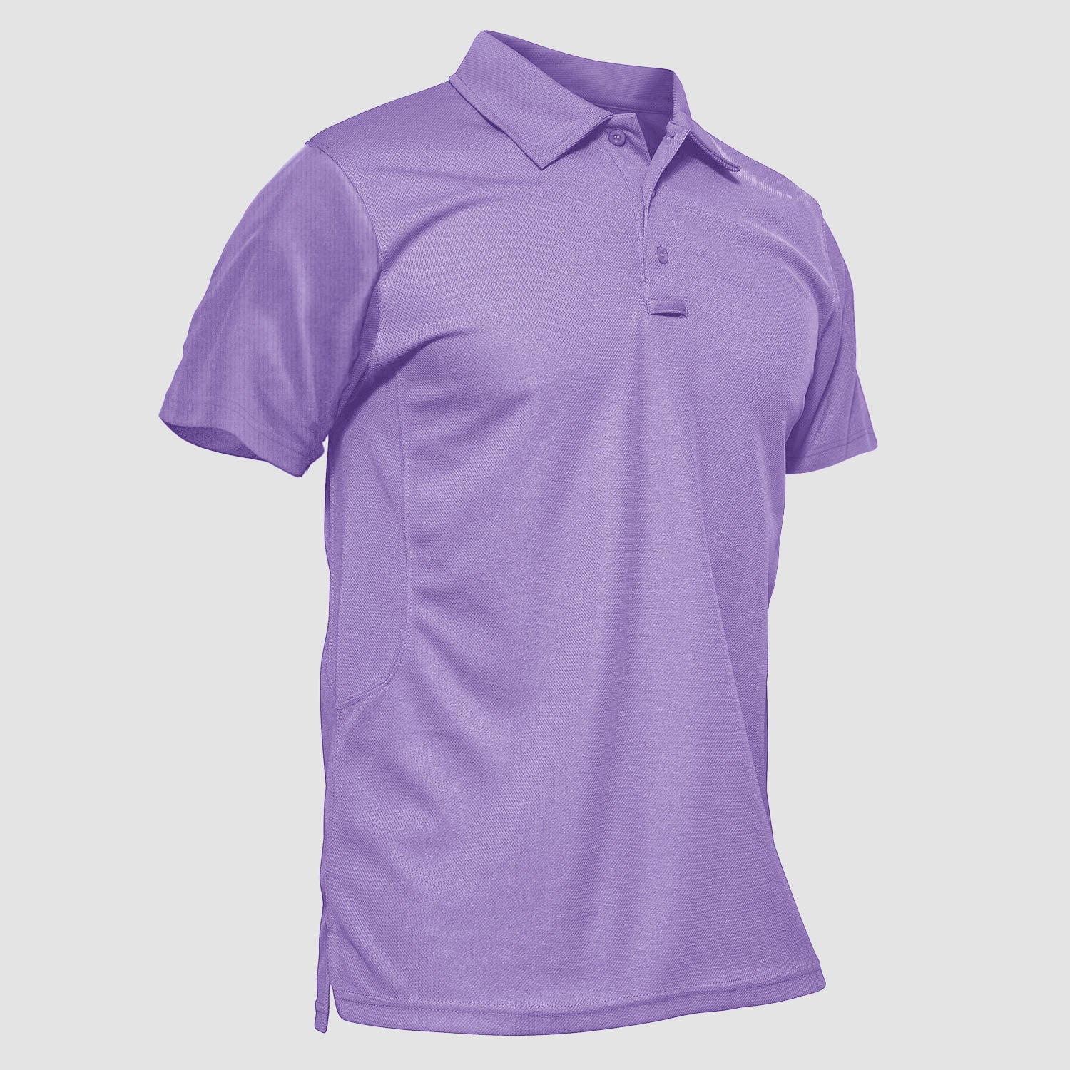 MAGCOMSEN Men's Golf Quick Dry Polo Shirt Lavender by MAGCOMSEN #Color_Lavender