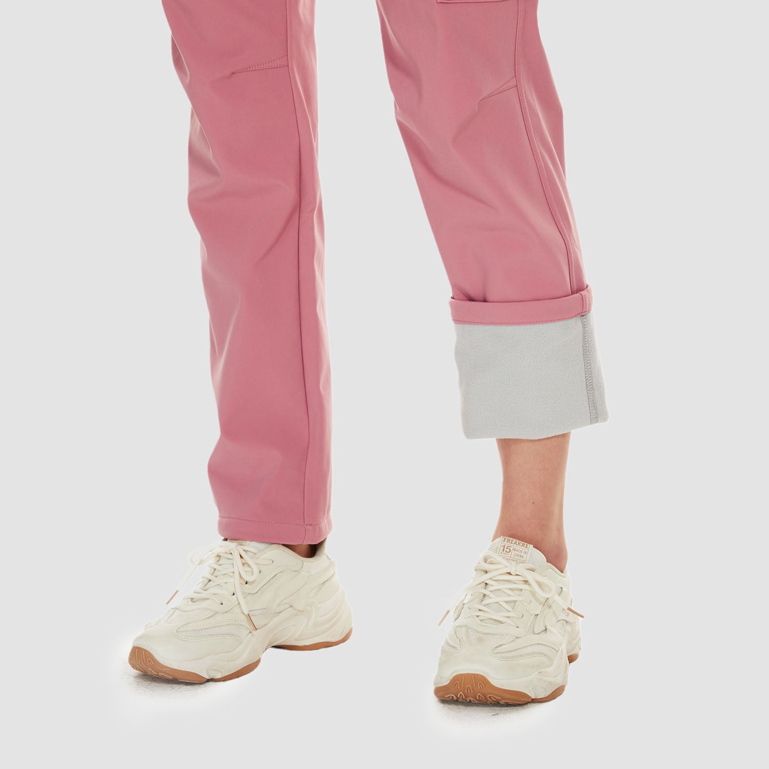 Women's Fleece Lined Softshell Pants Water-resistant Hiking Pants - MAGCOMSEN