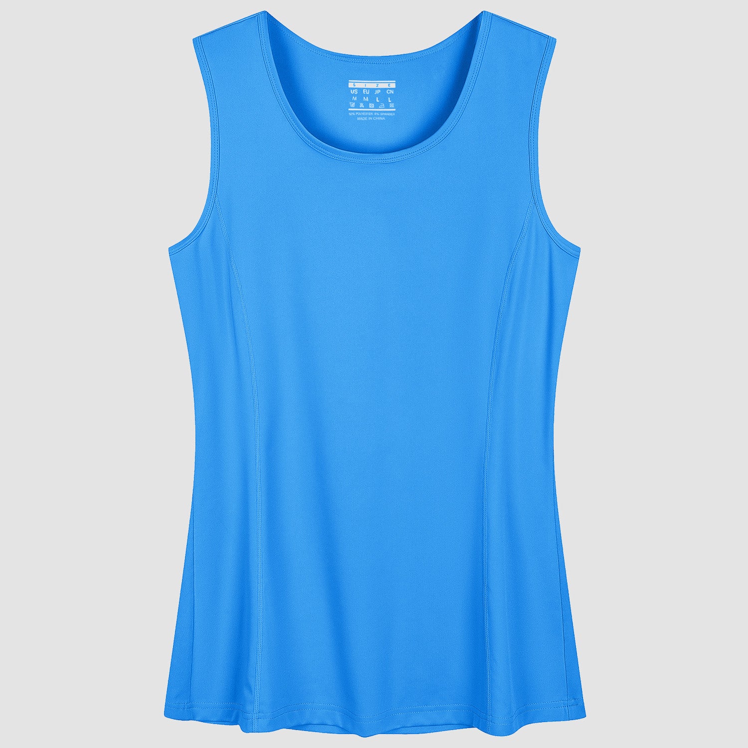 Women's UPF 80+ Tank Top - Quick Dry Workout & Outdoor Azure by MAGCOMSEN #Color_Azure
