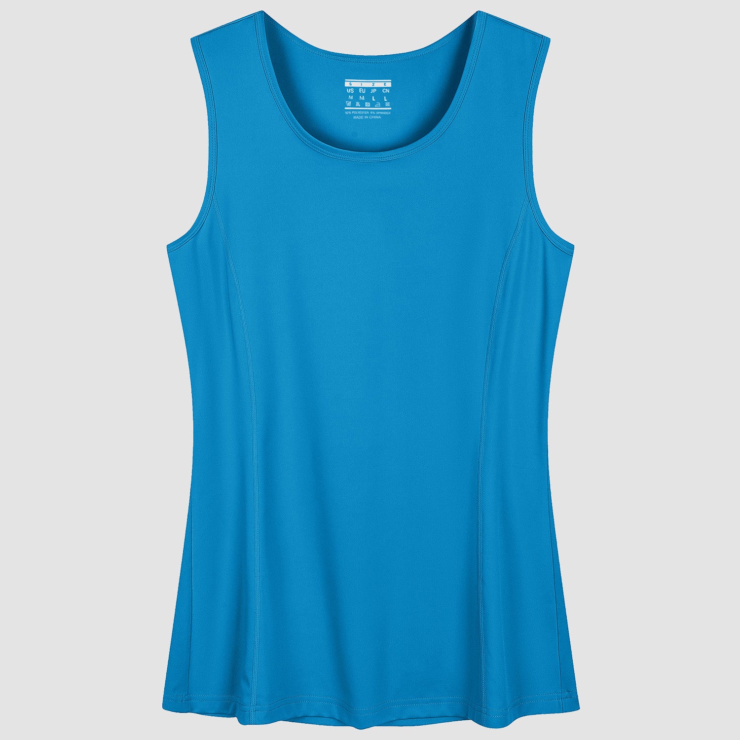 Women's UPF 80+ Tank Top - Quick Dry Workout & Outdoor Blue Green by MAGCOMSEN #Color_Blue Green