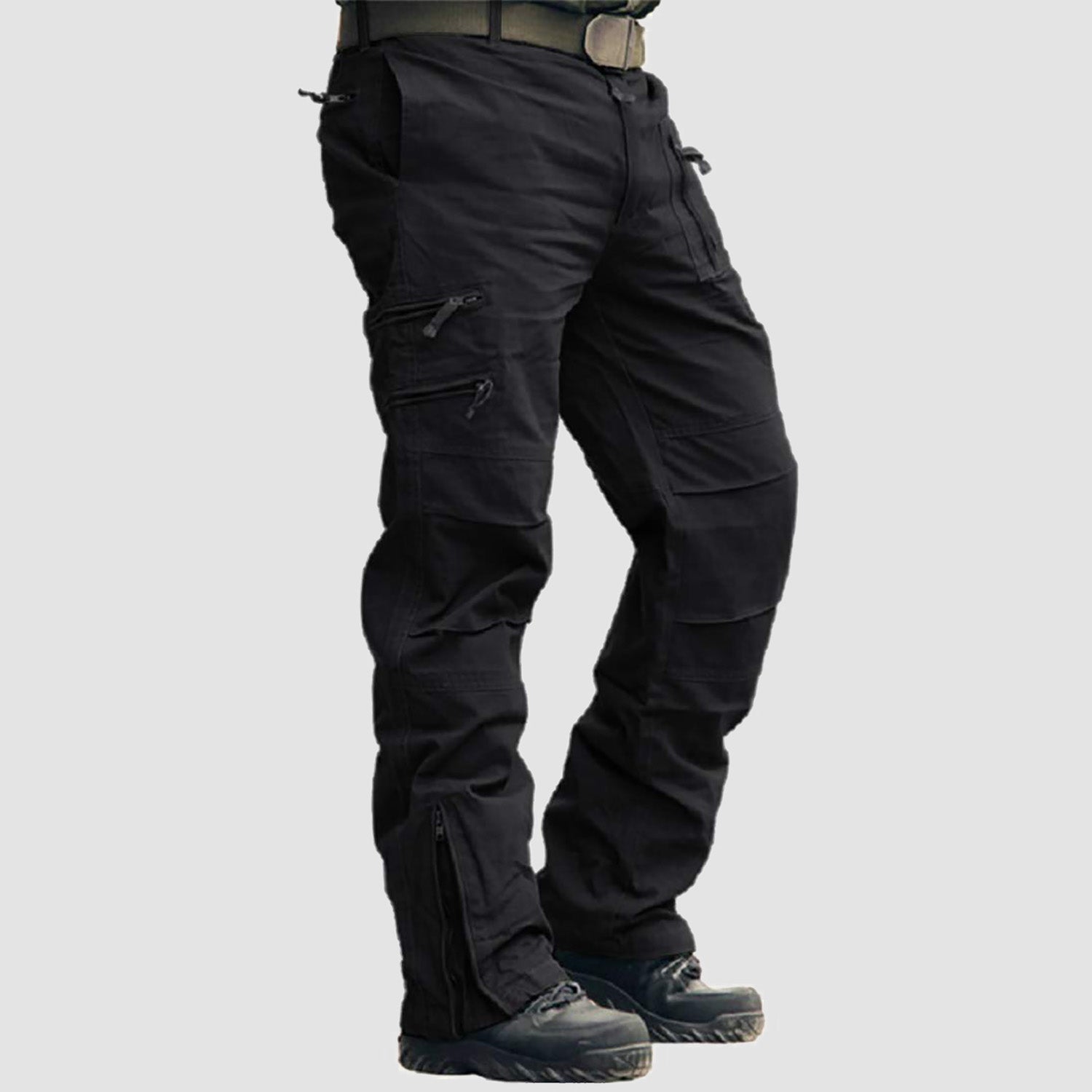Men's Tactical Cargo Pants with 9 Pockets for Hiking - MAGCOMSEN