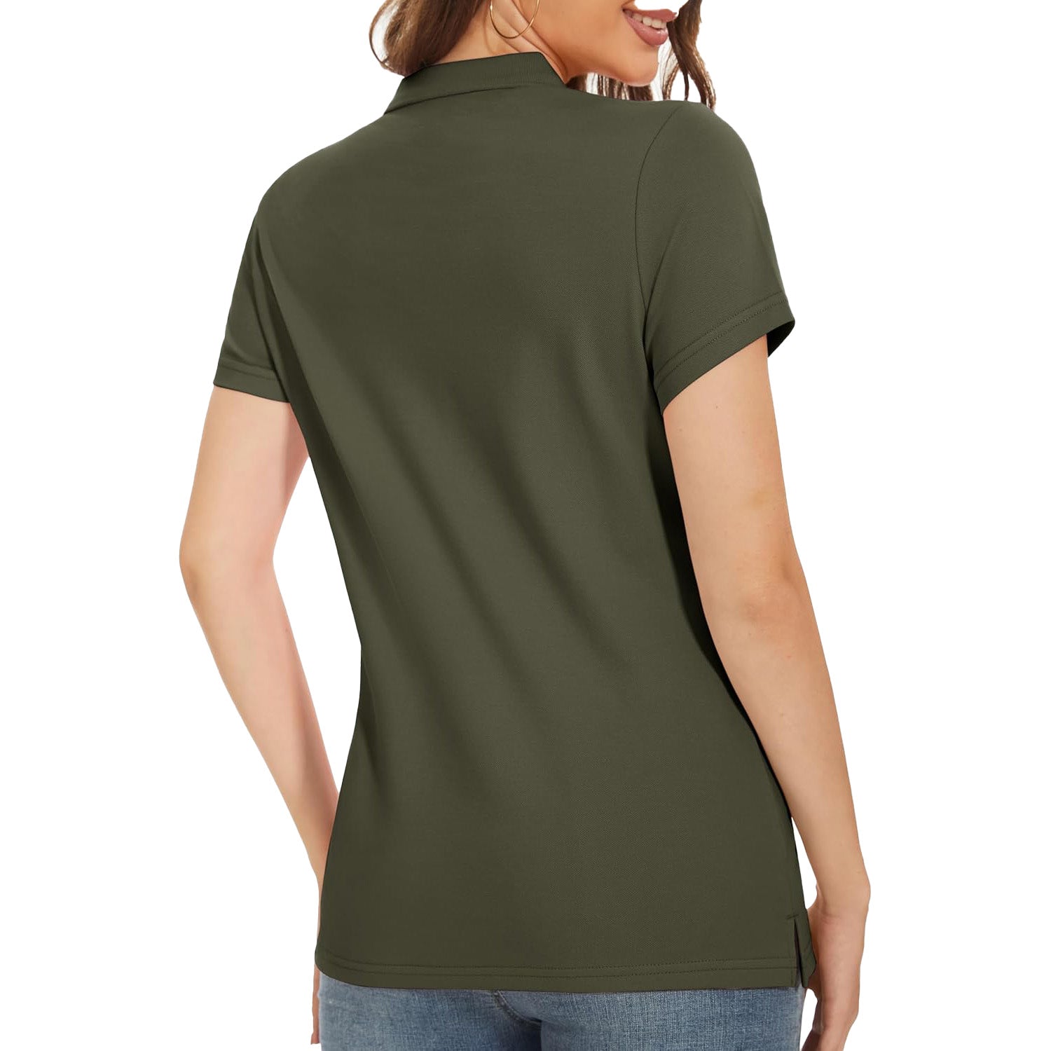 Women's Polo Shirt Cotton Summer Uniform