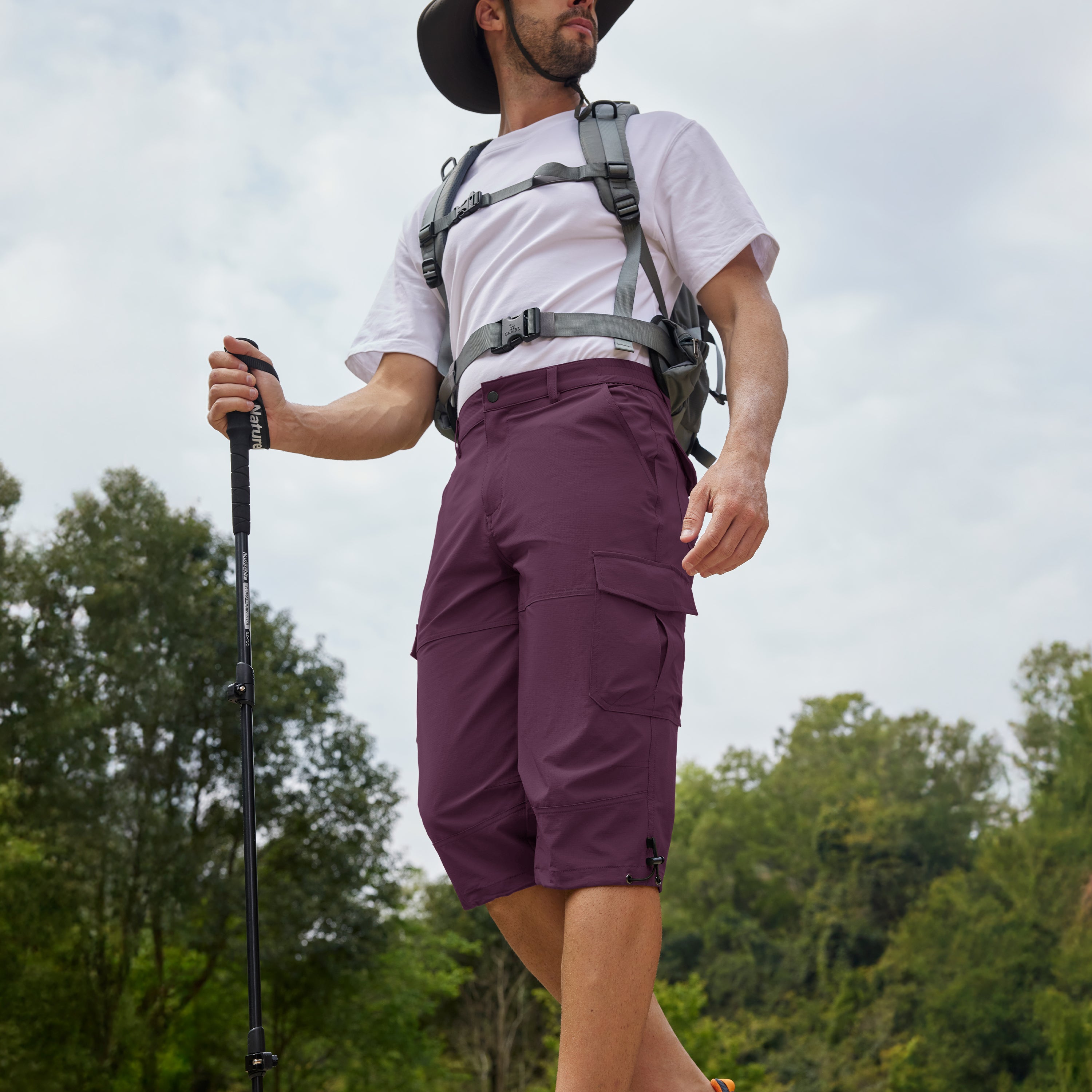 Men's 3/4 Capri Quick Dry Sports Shorts