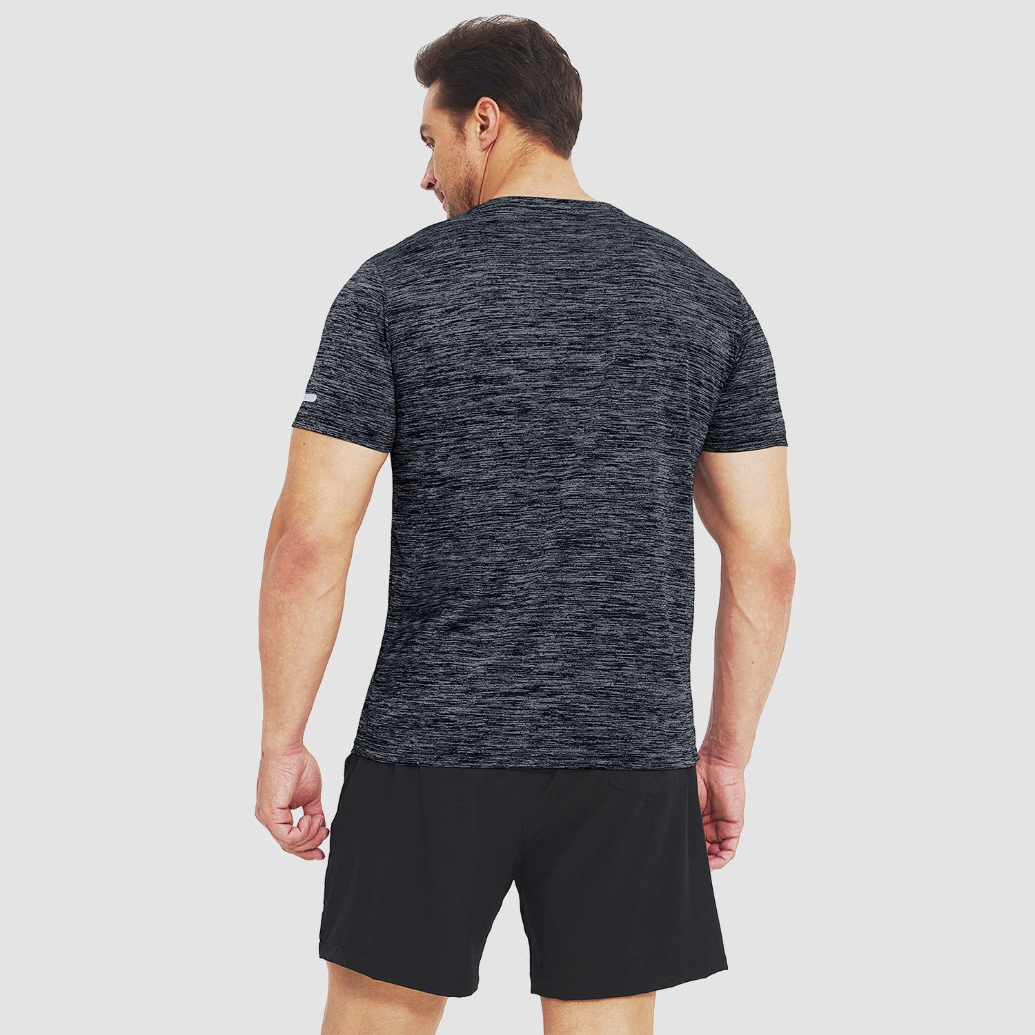 【Buy 4 Get 4th Free】Men's T-Shirt Tag Free Quick Dry Athletic Running Shirts Performance Tee - MAGCOMSEN