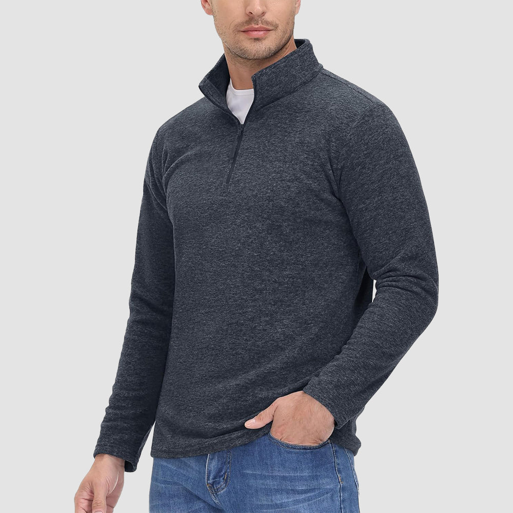 Men's 1/4 Zip Pullover Shirt Long Sleeve Sweatshirts