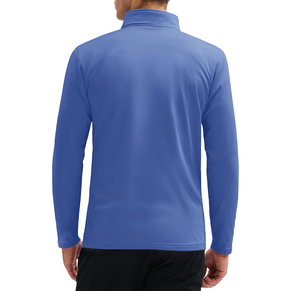 Men's 1/4 Zip Long Sleeve Golf Winter Pullover Fleece Lined