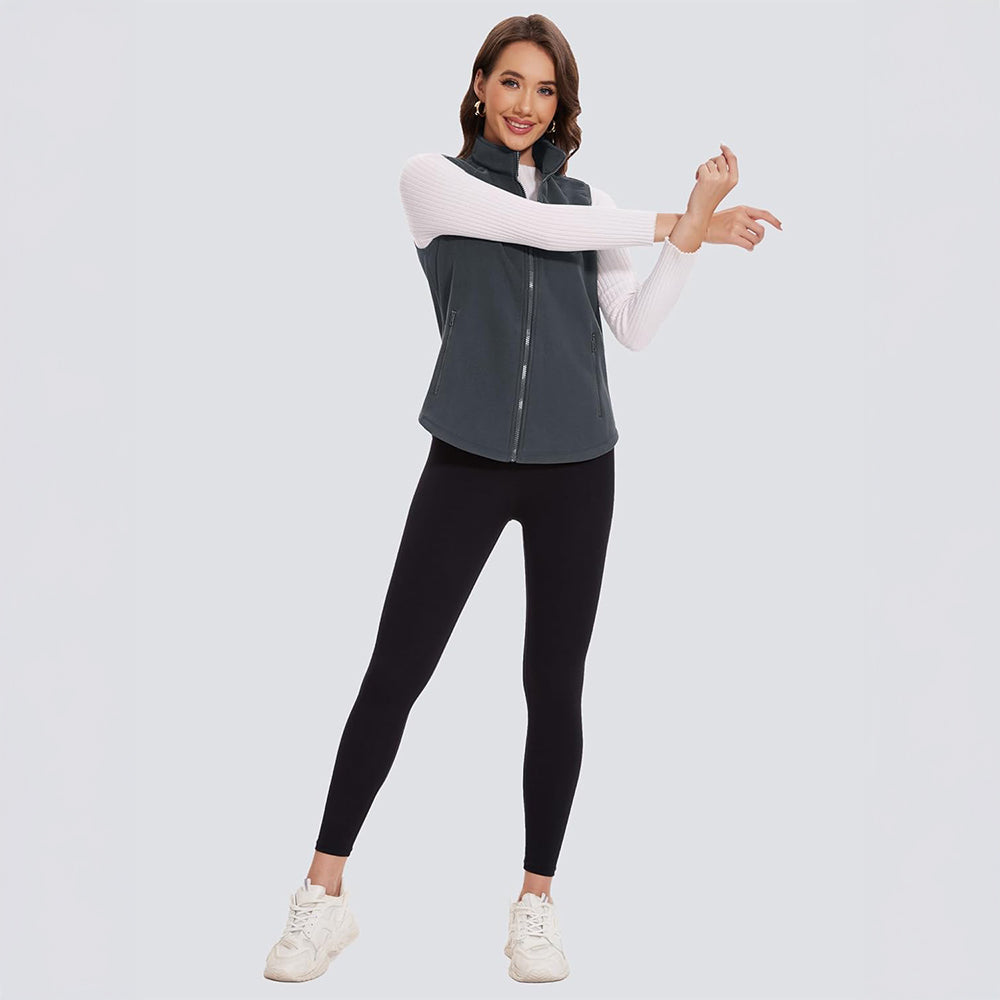 Women's Fleece Vest Sleeveless Lightweight Warmth Jackets