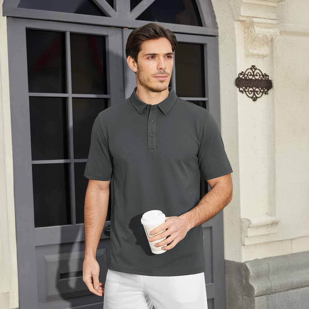 Men's Short Sleeve Golf Polo Shirt