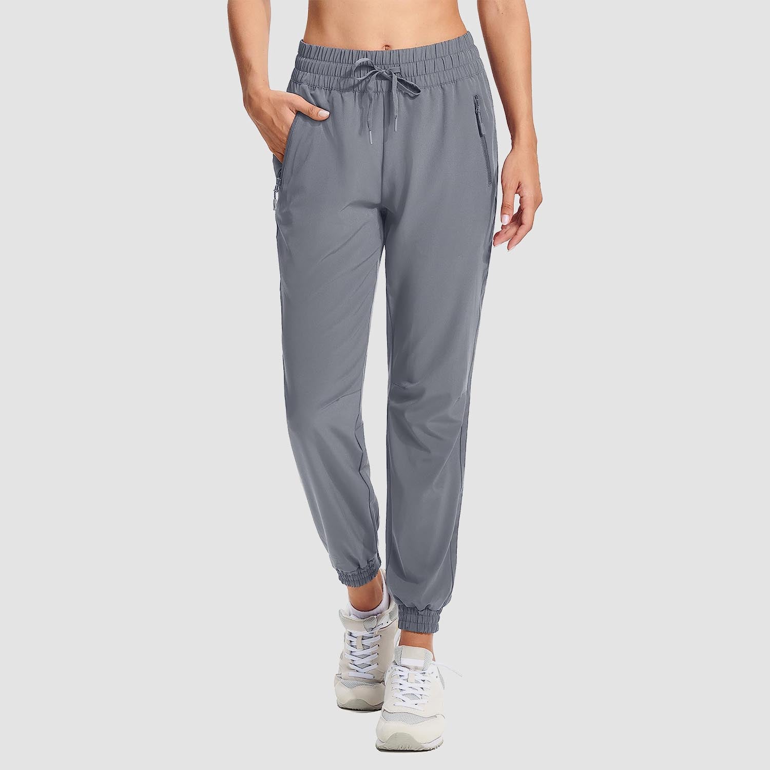 Women's Lightweight Water-Resistant Hiking Joggers with Pockets