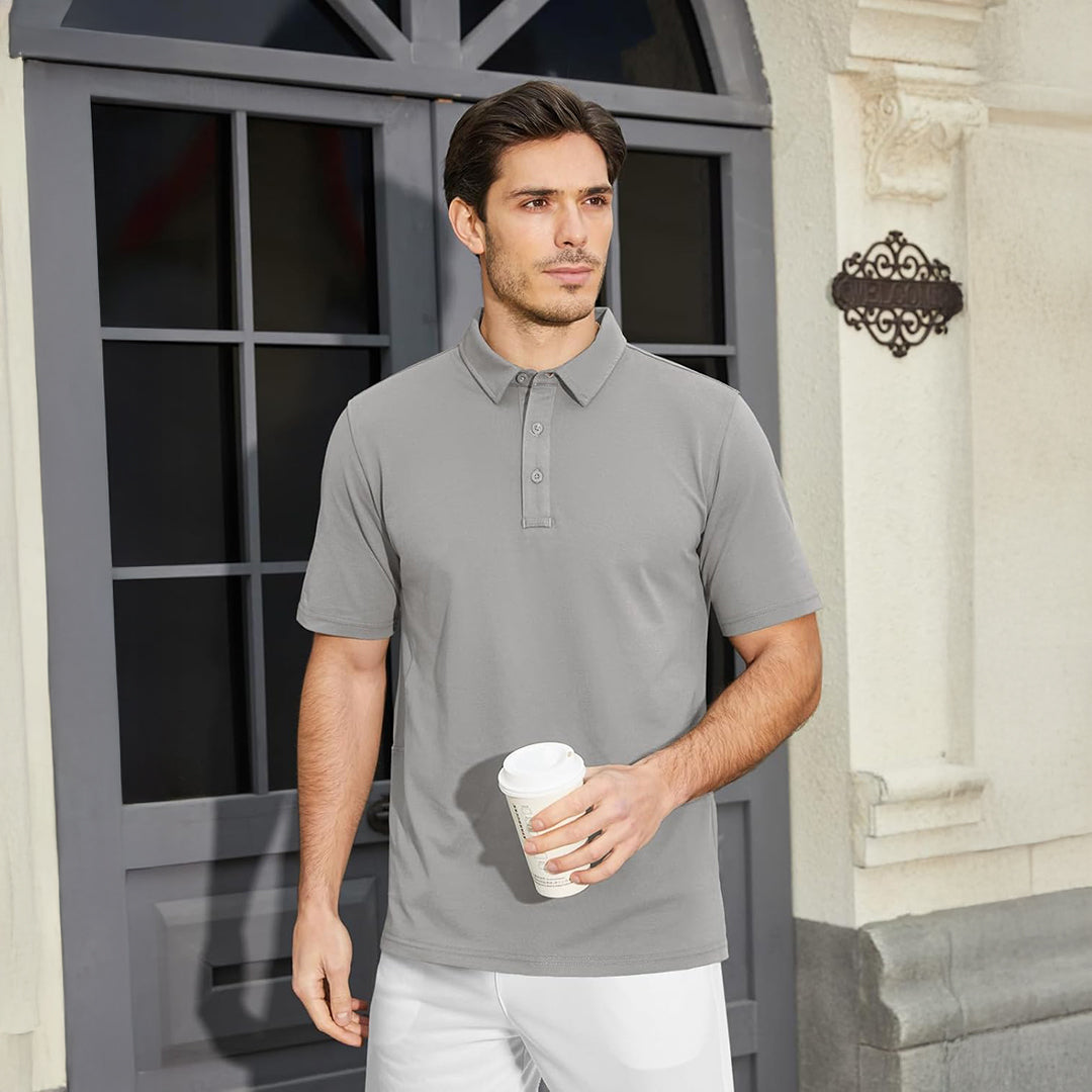 Men's Short Sleeve Golf Polo Shirt