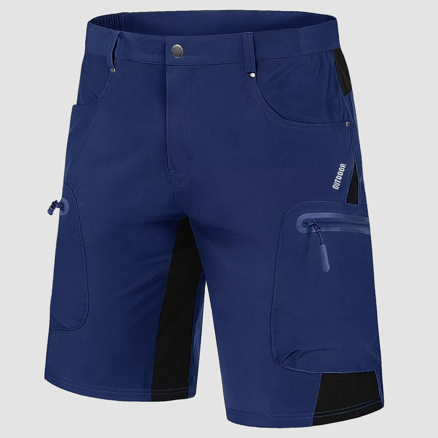 Royal Blue Men's Quick Dry Cargo Shorts - MAGCOMSEN