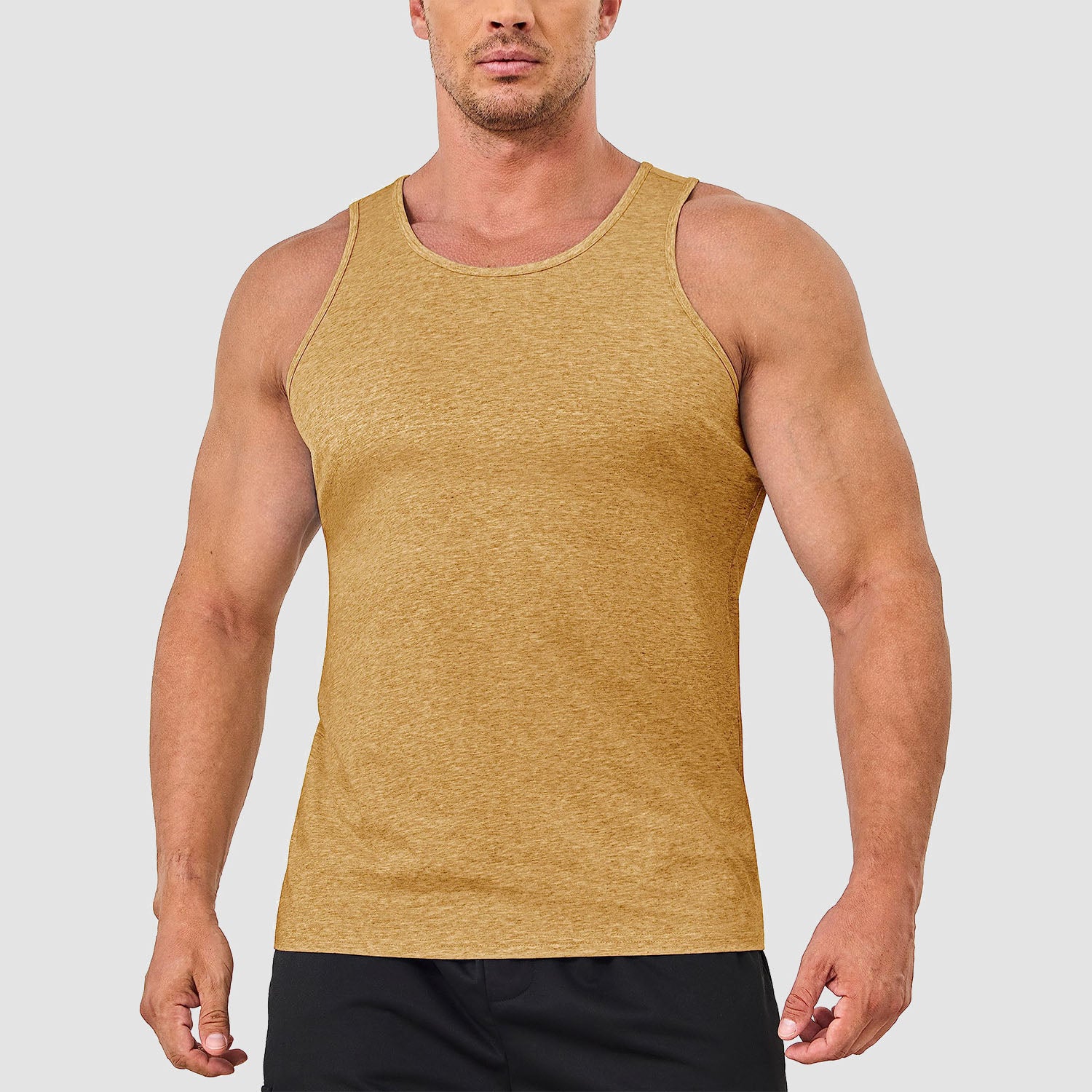 Men's Lightweight Cotton Sleeveless Muscle Tank Top