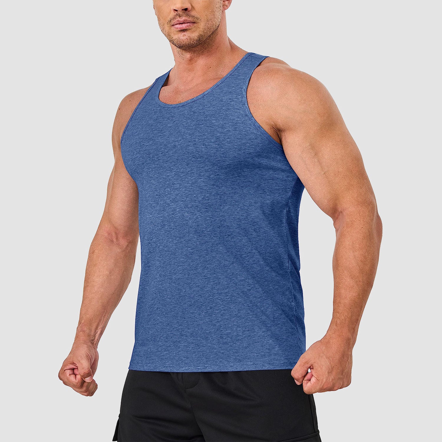 Men's Lightweight Cotton Sleeveless Muscle Tank Top