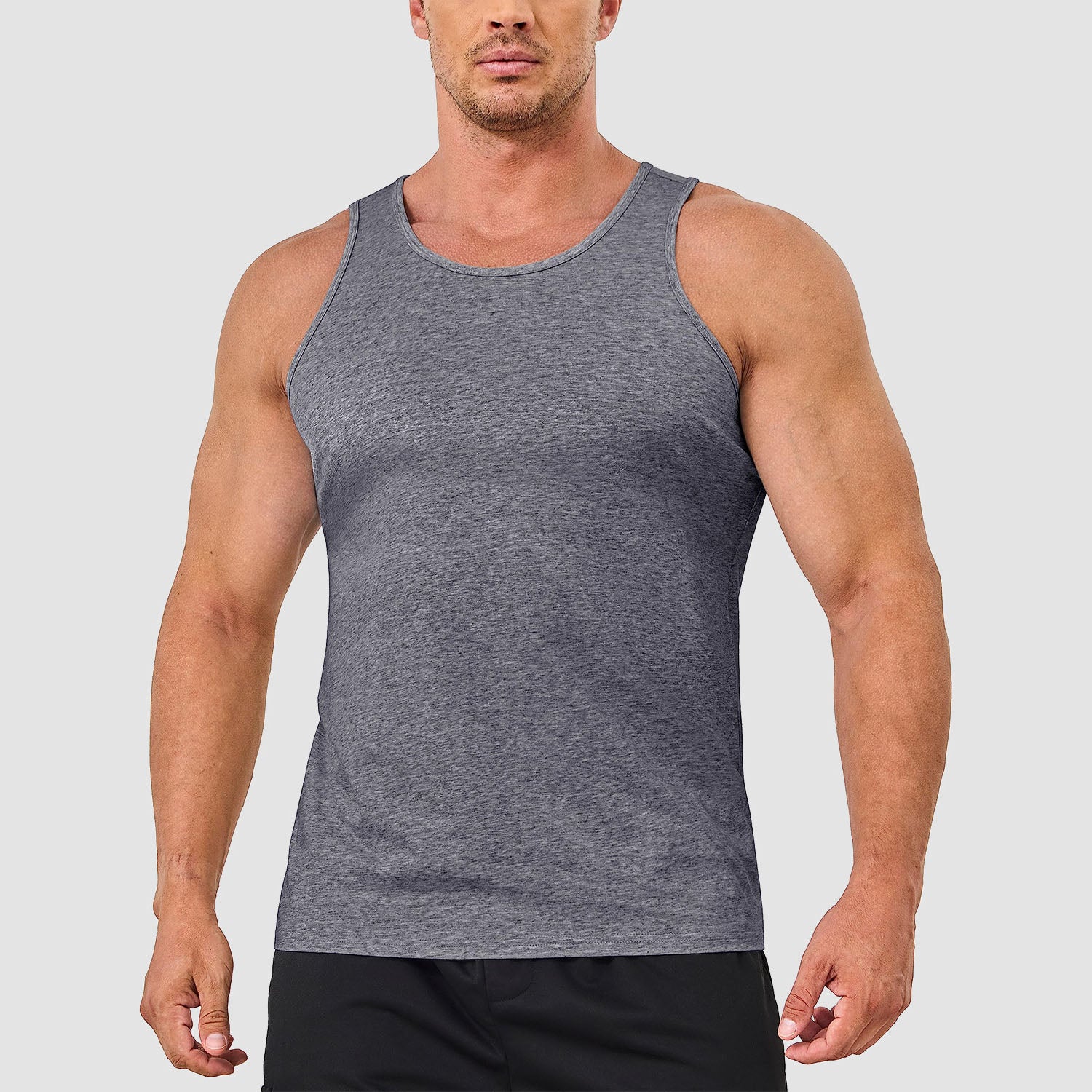 Men's Lightweight Cotton Sleeveless Muscle Tank Top