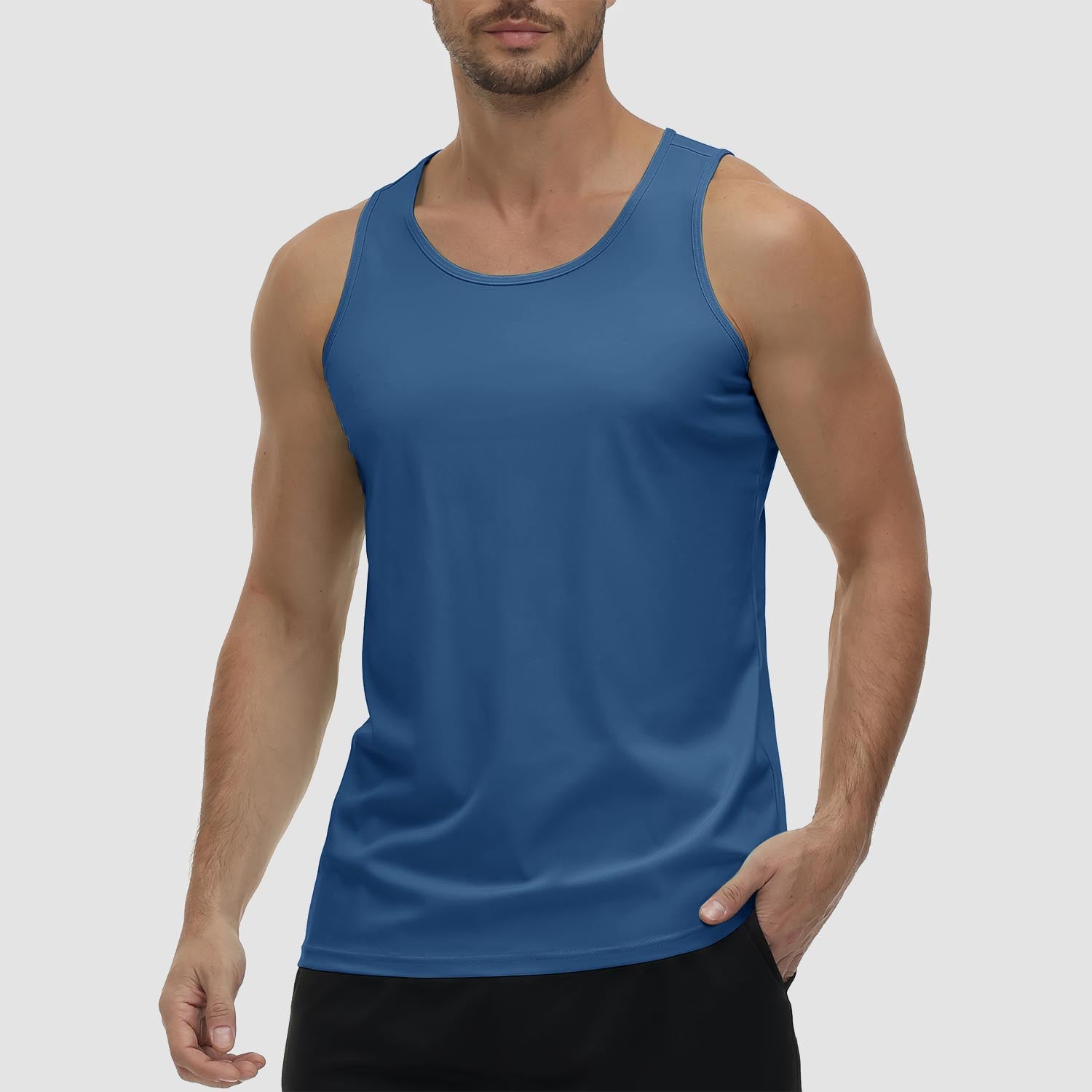 Men's UPF 80+ Quick-Dry Athletic Tank Top for Workout