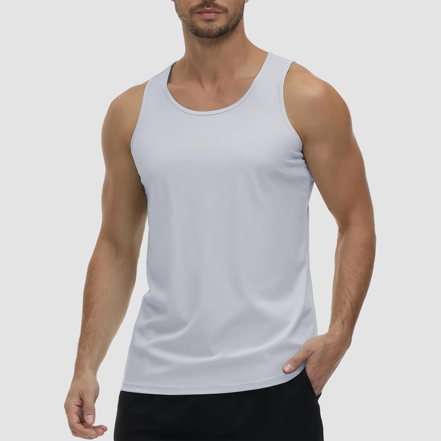 Men's UPF 80+ Quick-Dry Athletic Tank Top for Workout