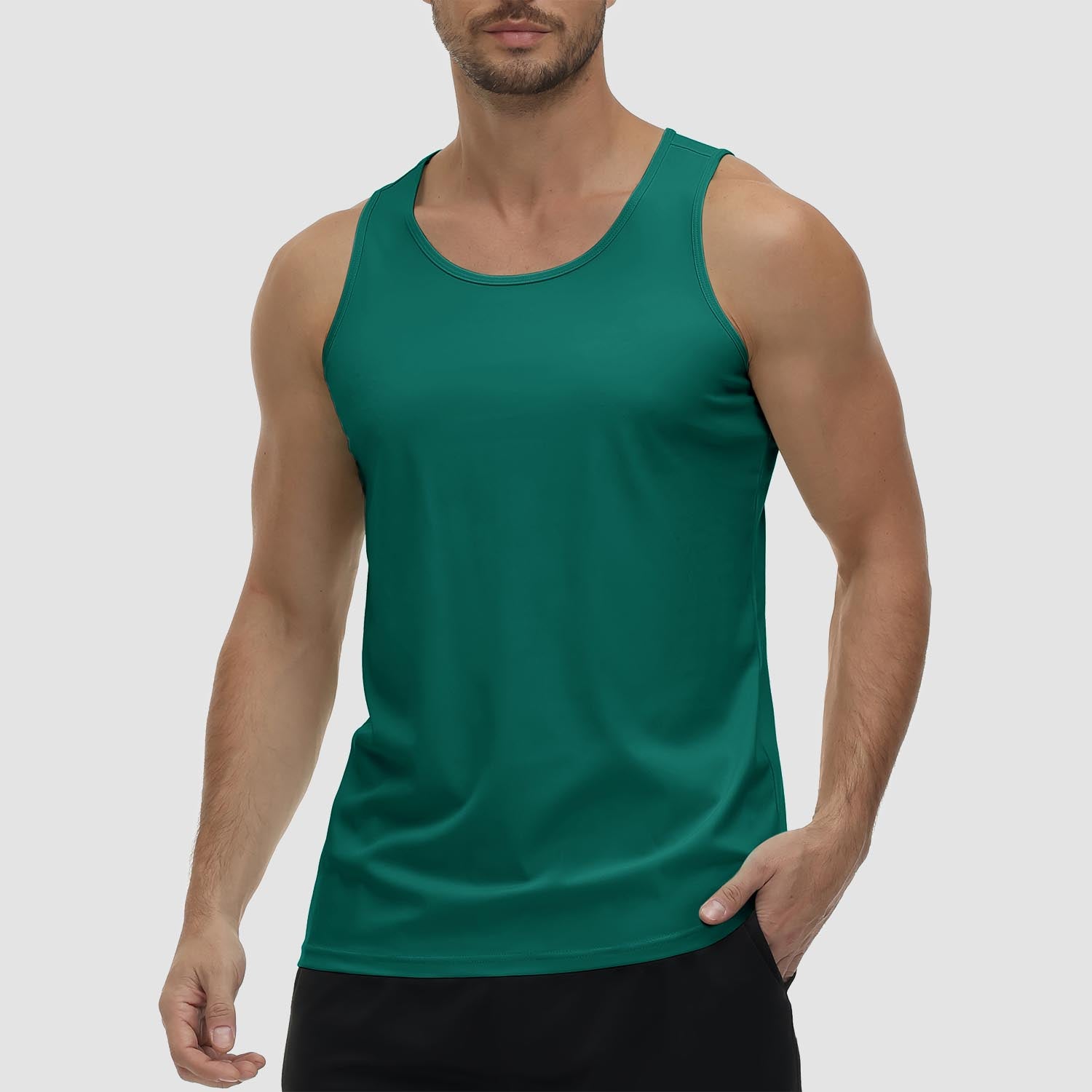 Men's UPF 80+ Quick-Dry Athletic Tank Top for Workout