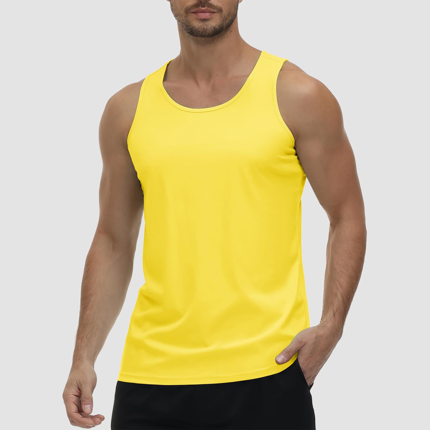 Men's UPF 80+ Quick-Dry Athletic Tank Top for Workout