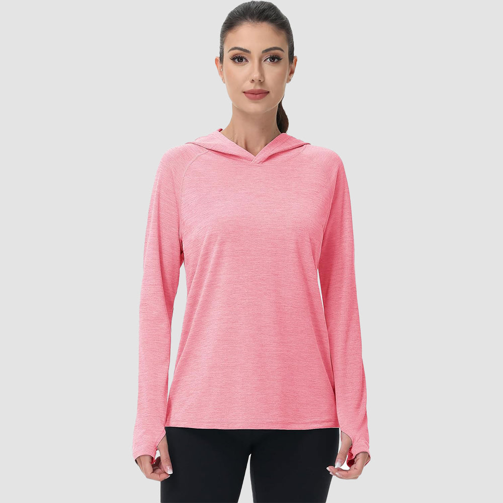 Women's Mint Hoodie UPF 50+ Sun Protection Shirt with Thumb Hole