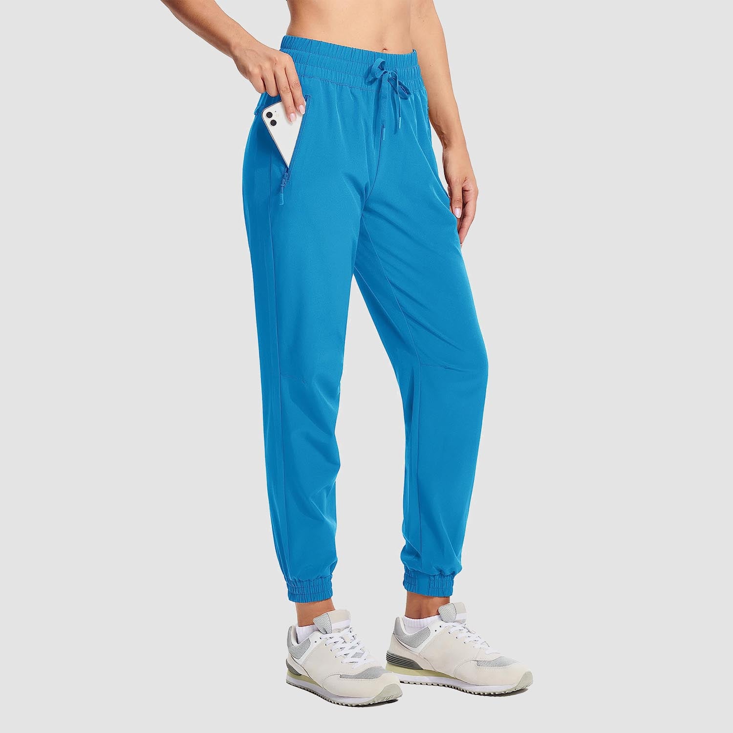 Women's Lightweight Water-Resistant Hiking Joggers with Pockets