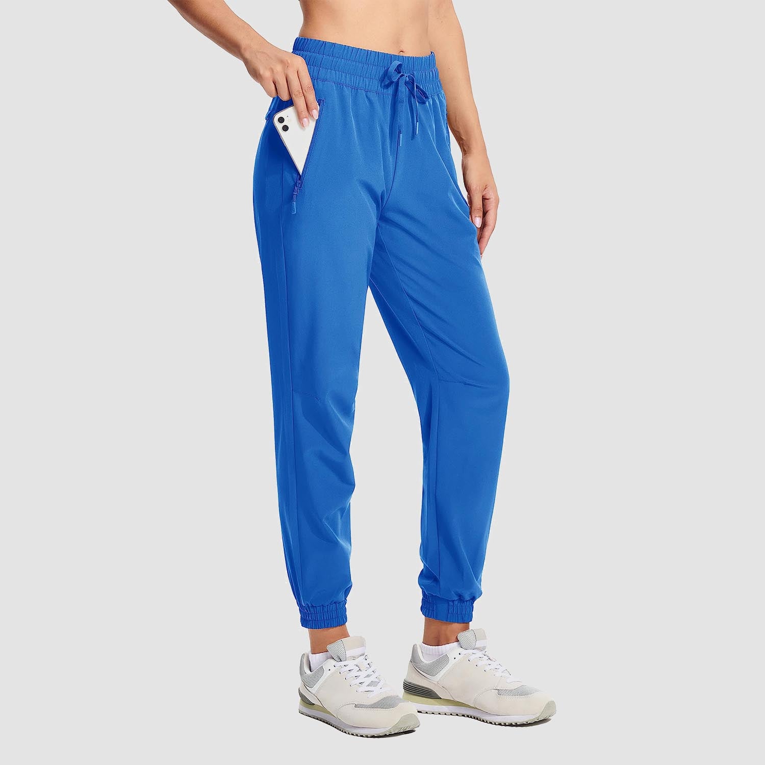 Women's Lightweight Water-Resistant Hiking Joggers with Pockets