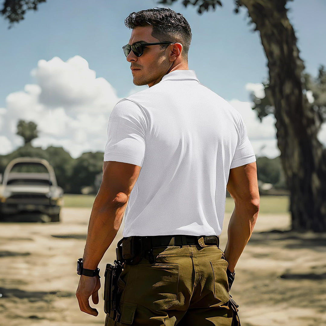 【New In】Men's Tactical Polo Shirt – UPF 50+ Quick Dry Performance