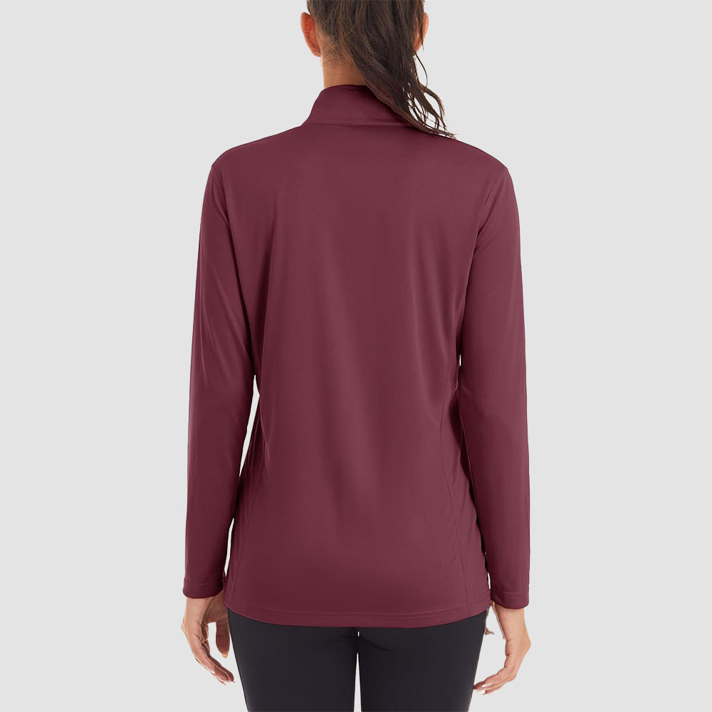 Women's Half Zip Quick Dry Shirt UPF 50+