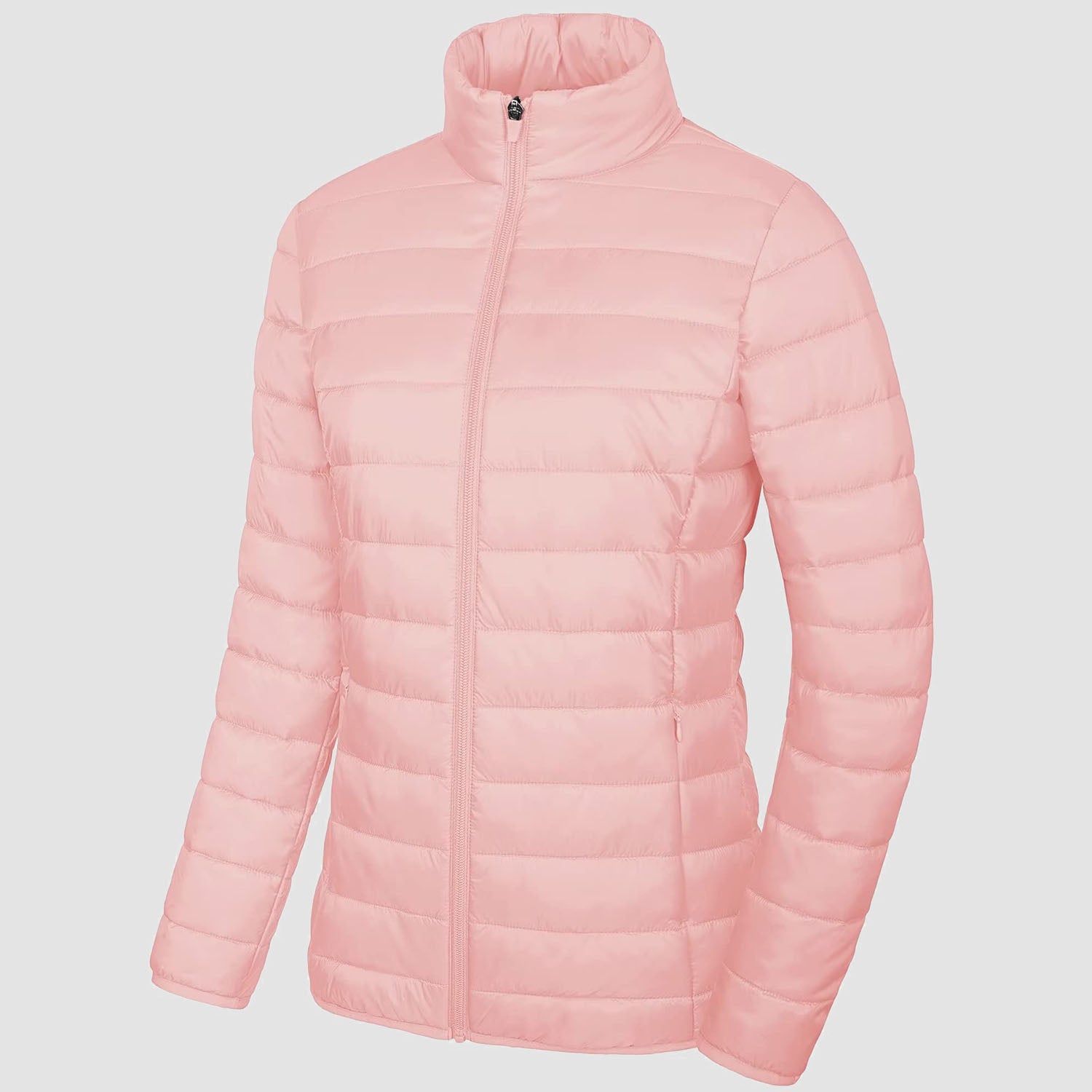 Women's Lightweight Quilted Puffer Jacket Full Zip Winter Coat - MAGCOMSEN