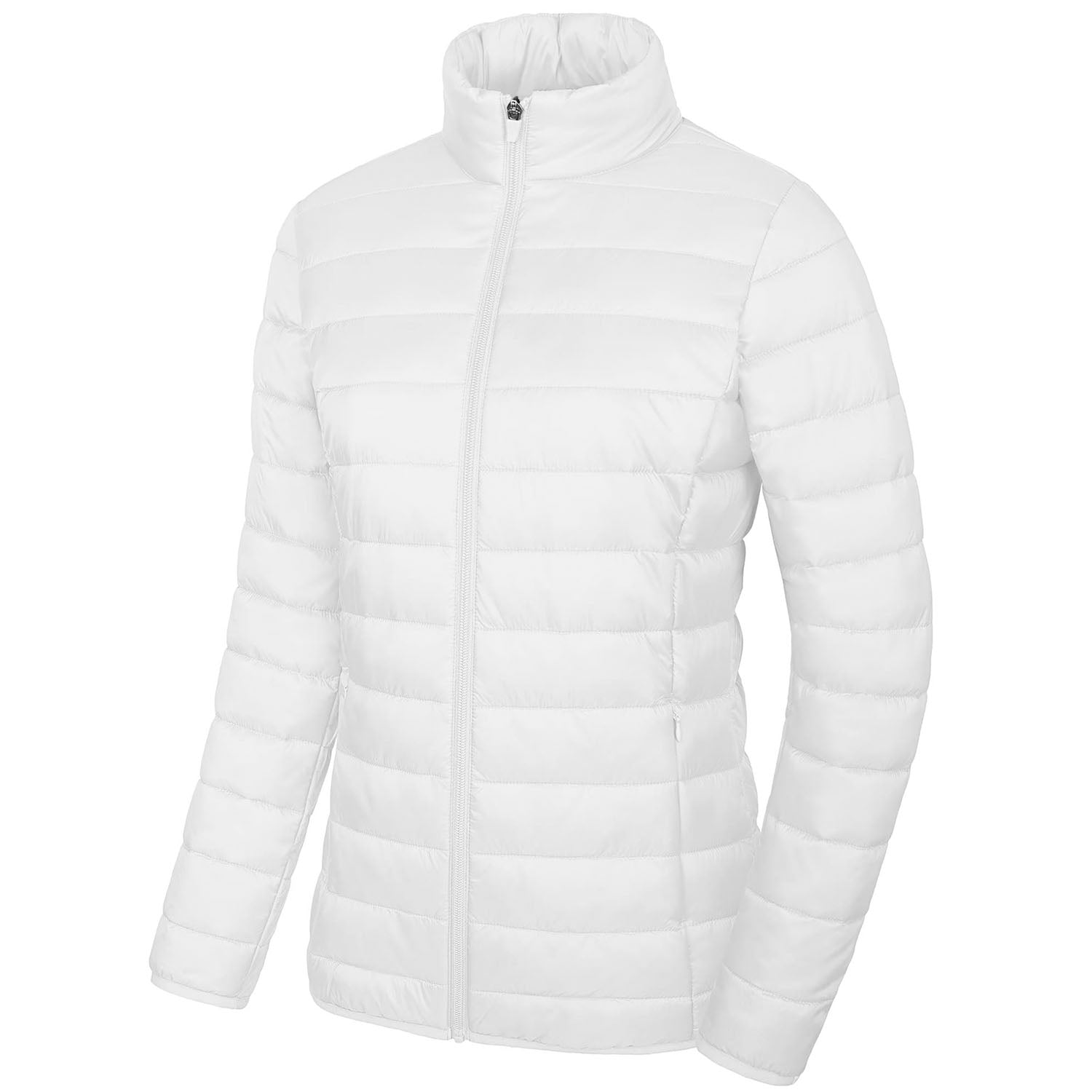 Women's Lightweight Quilted Puffer Jacket Full Zip Winter Coat - MAGCOMSEN