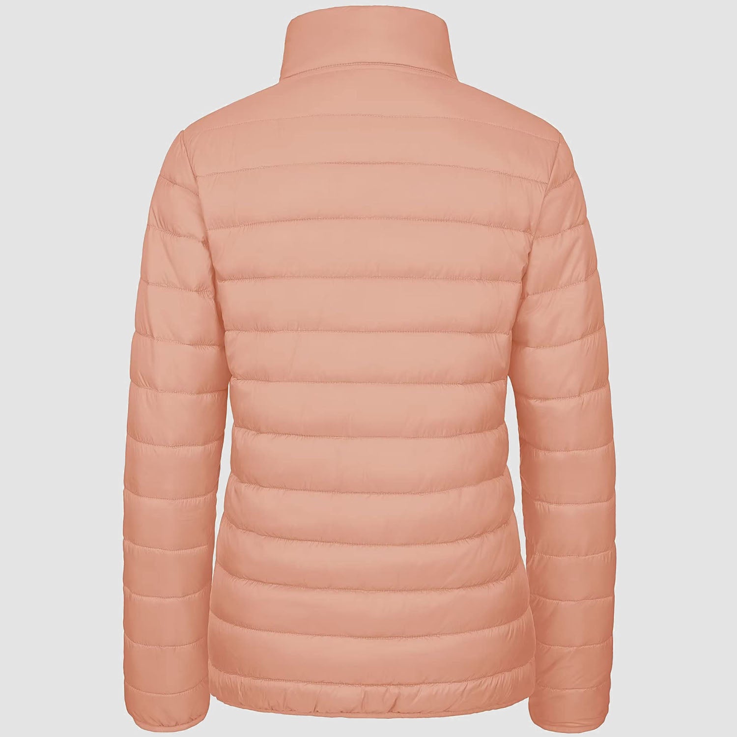 Women's Lightweight Quilted Puffer Jacket Full Zip Winter Coat - MAGCOMSEN