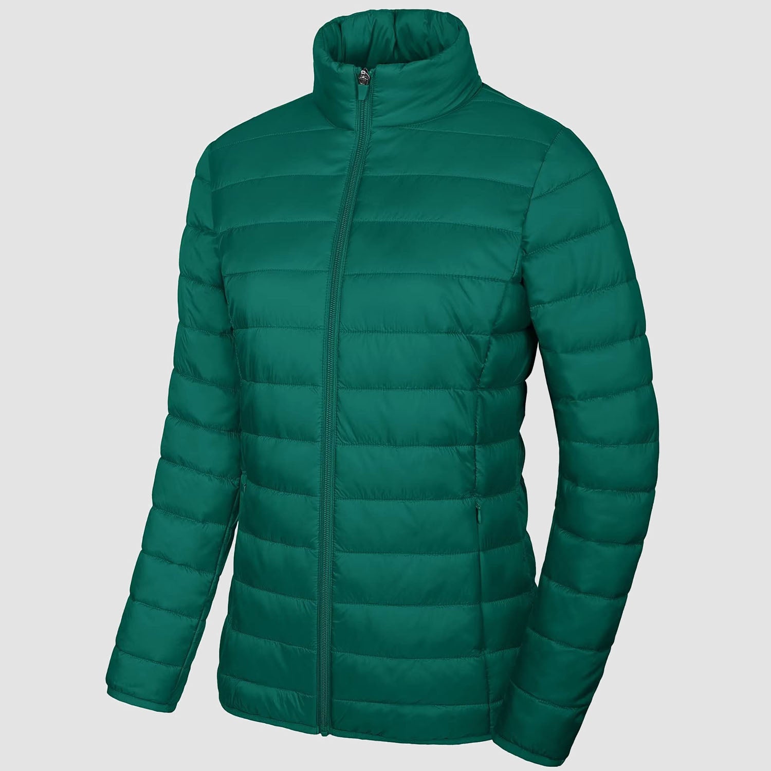 Women's Lightweight Quilted Puffer Jacket Full Zip Winter Coat - MAGCOMSEN