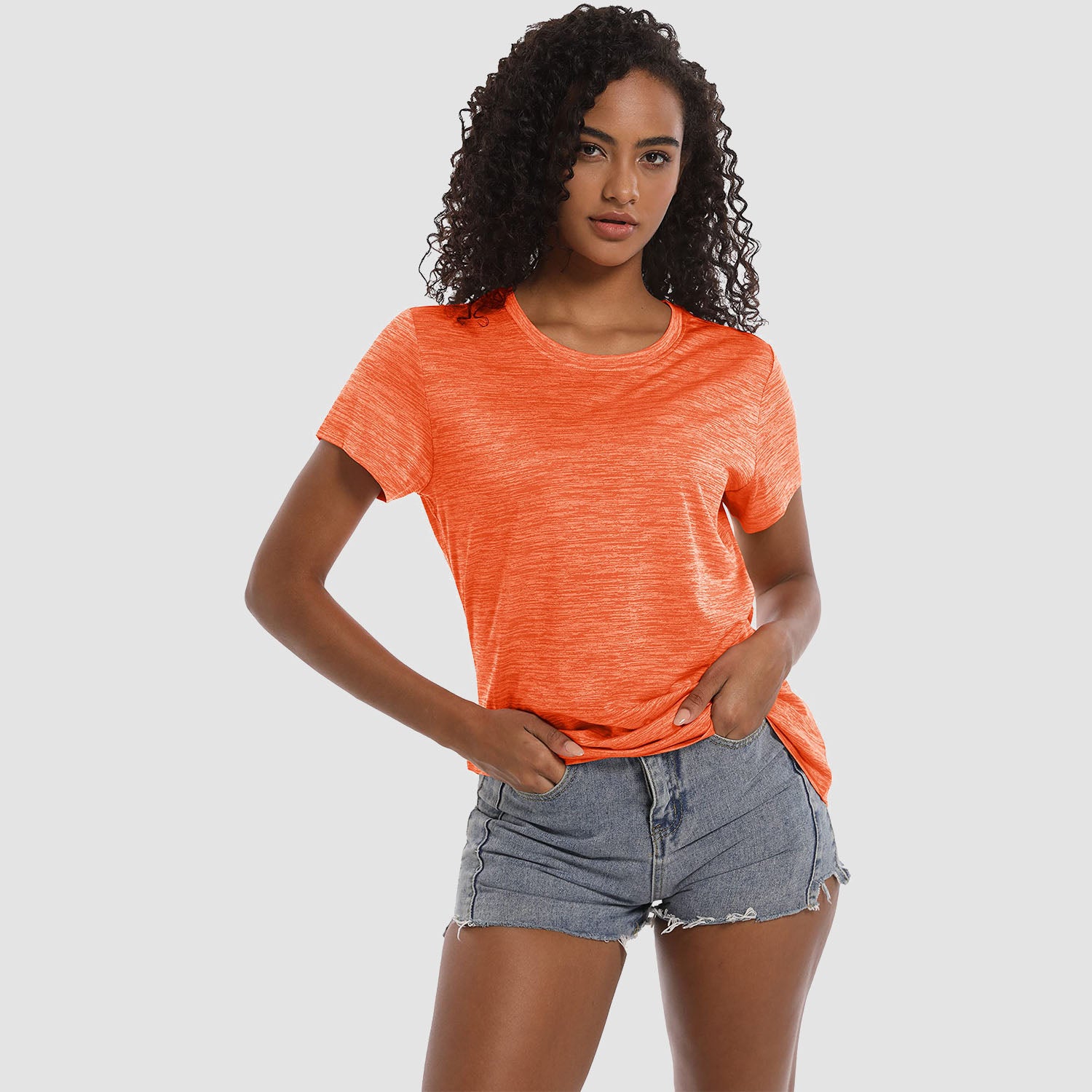 Women's Lightweight Short Sleeve Workout T-Shirt