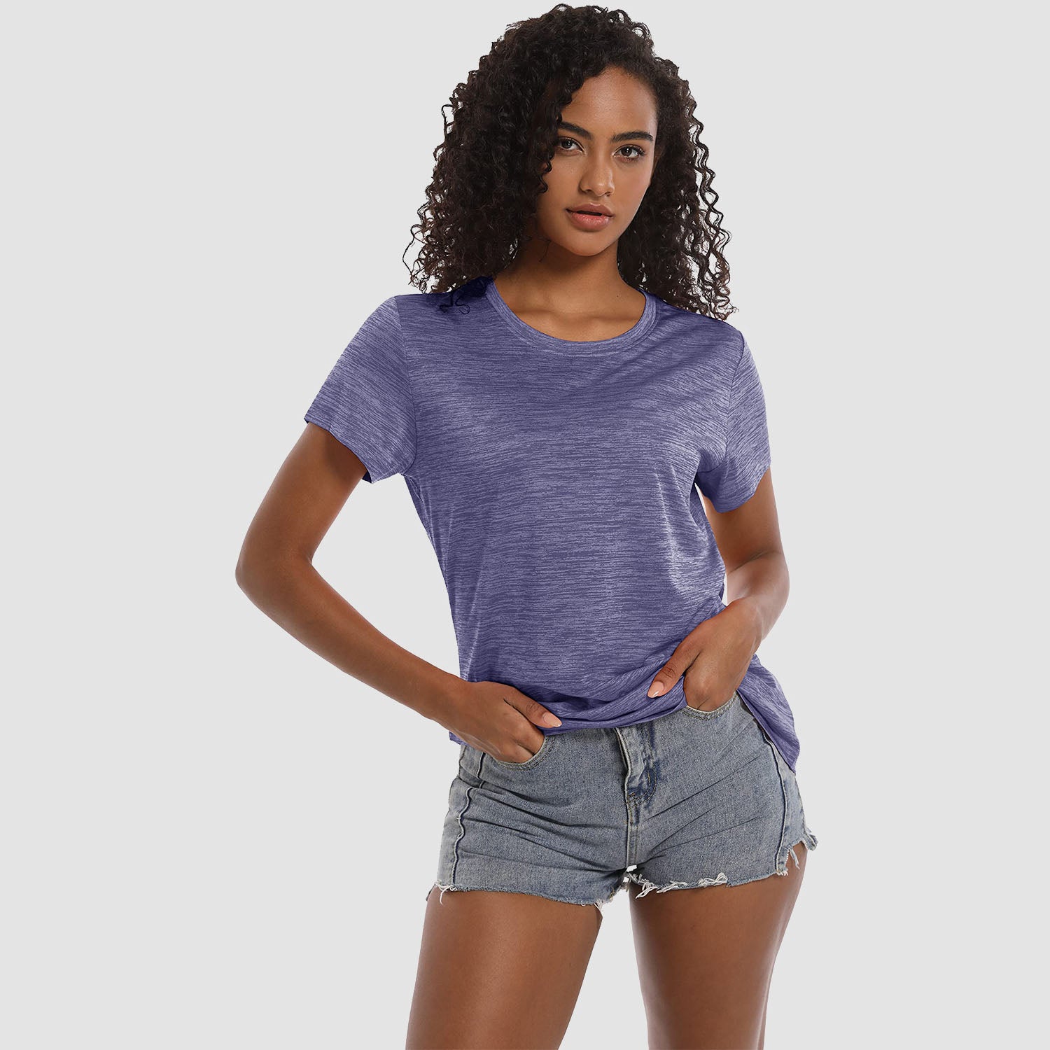 Women's Lightweight Short Sleeve Workout T-Shirt