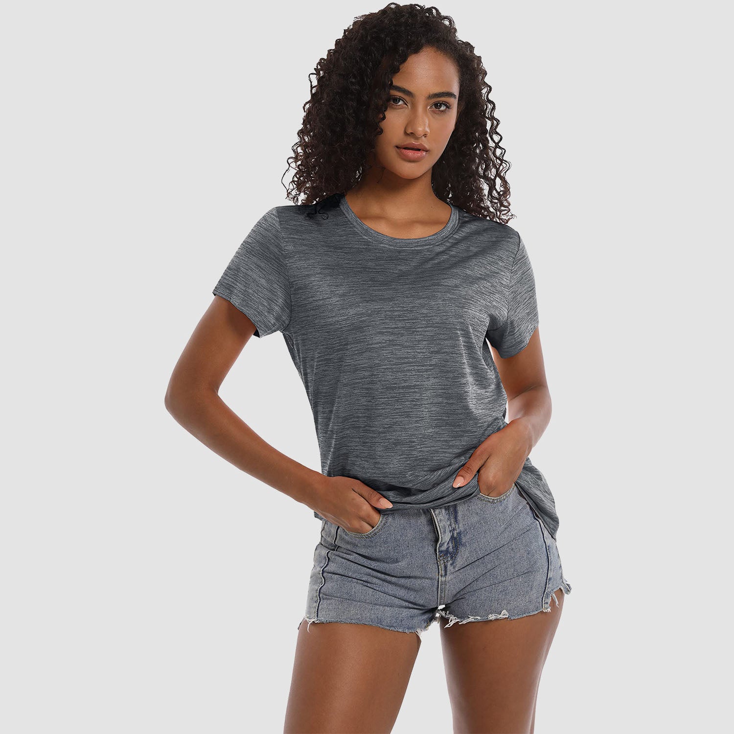 Women's Lightweight Short Sleeve Workout T-Shirt