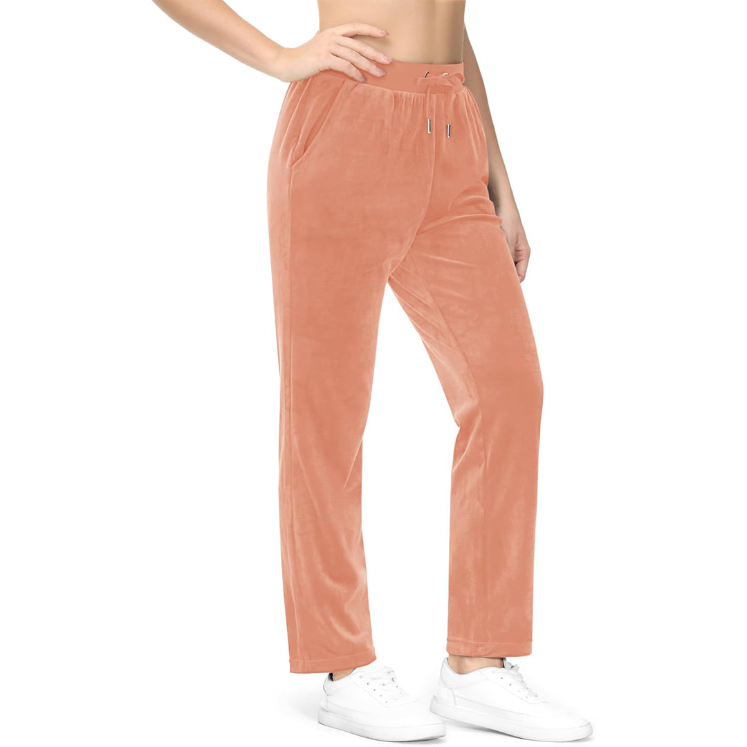 Women's Fleece Jogger Pants - Comfy Lounge & Yoga Sweatpants