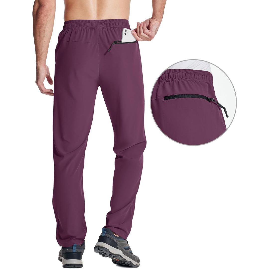 Men's Sweatpants Stretch Lightweight Quick Dry Trousers