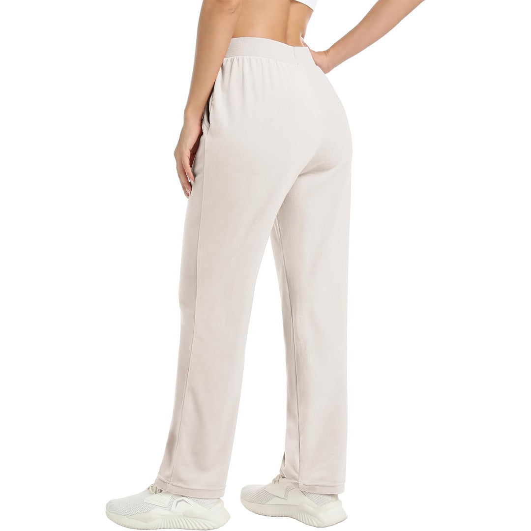 Women's Fleece Jogger Pants - Comfy Lounge & Yoga Sweatpants