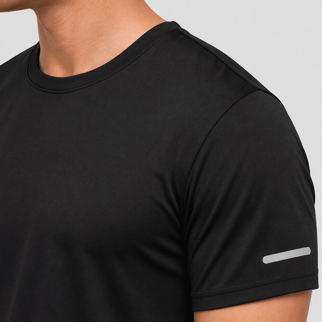 Black MAGCOMSEN Men's Dry Fit Sun Protection Stretch Training & Sports T-Shirts in #Color_Black