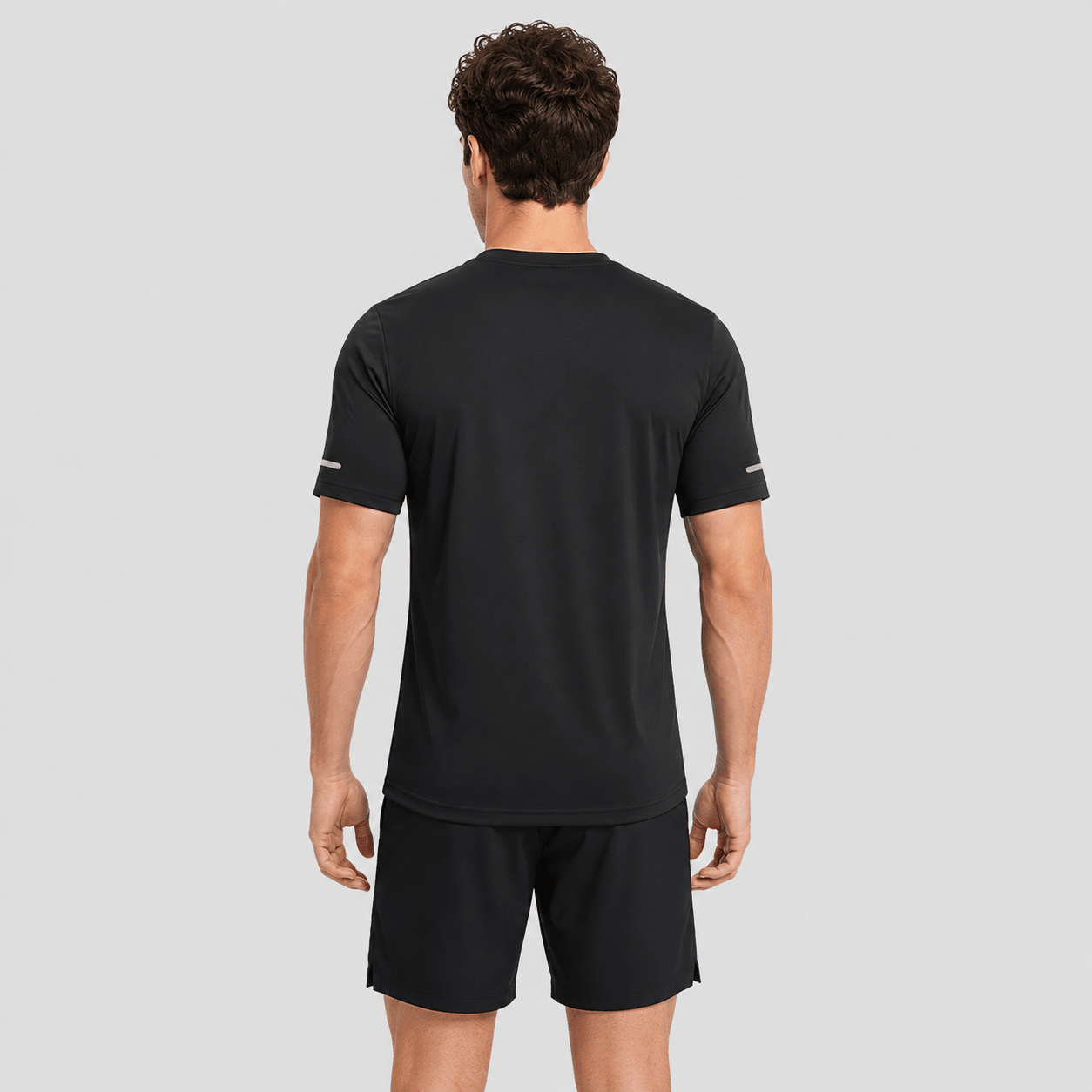 Black MAGCOMSEN Men's Dry Fit Sun Protection Stretch Training & Sports T-Shirts in #Color_Black