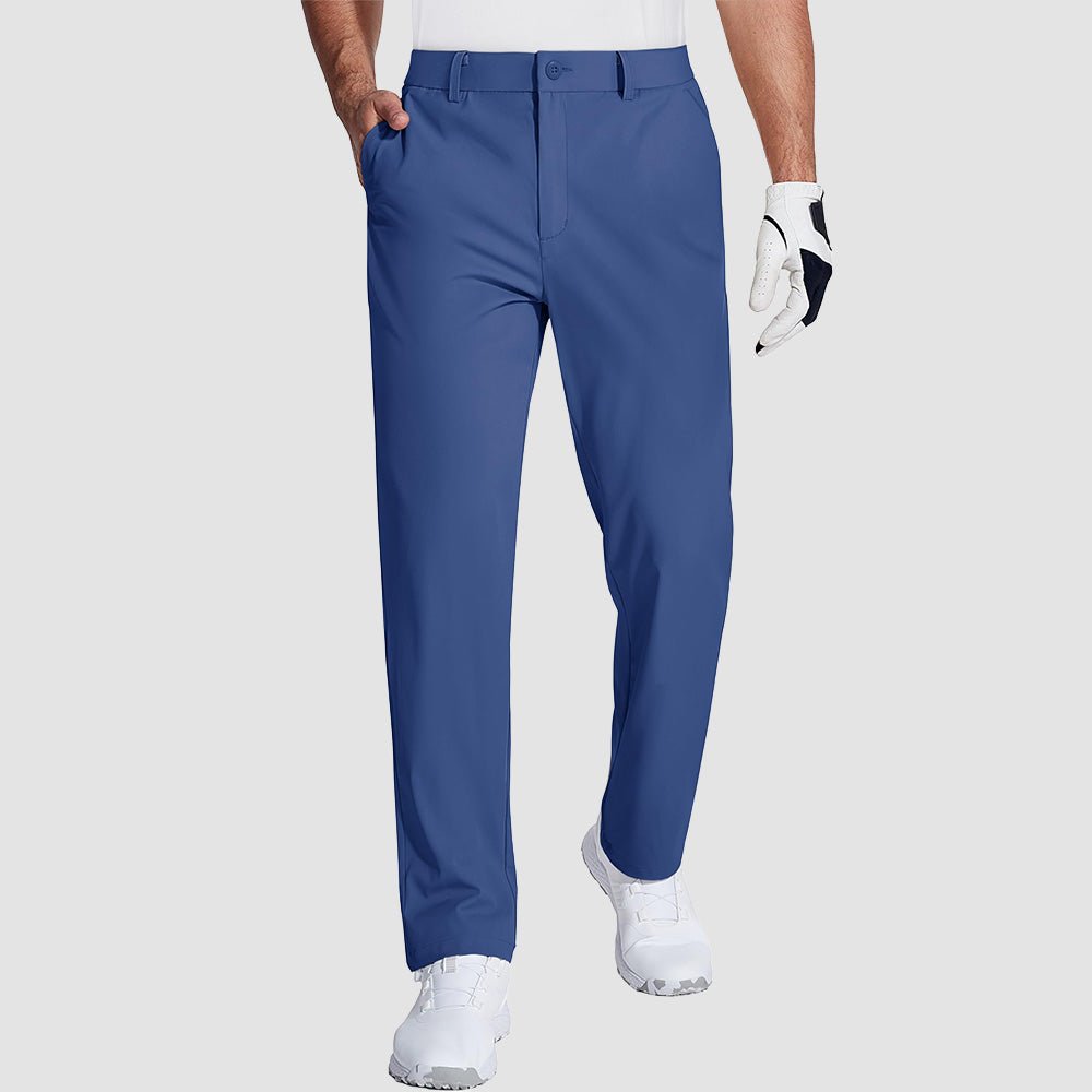 Men's Lightweight Quick-Dry Hiking Pants - Stretch Travel Pants Blue Grey by MAGCOMSEN