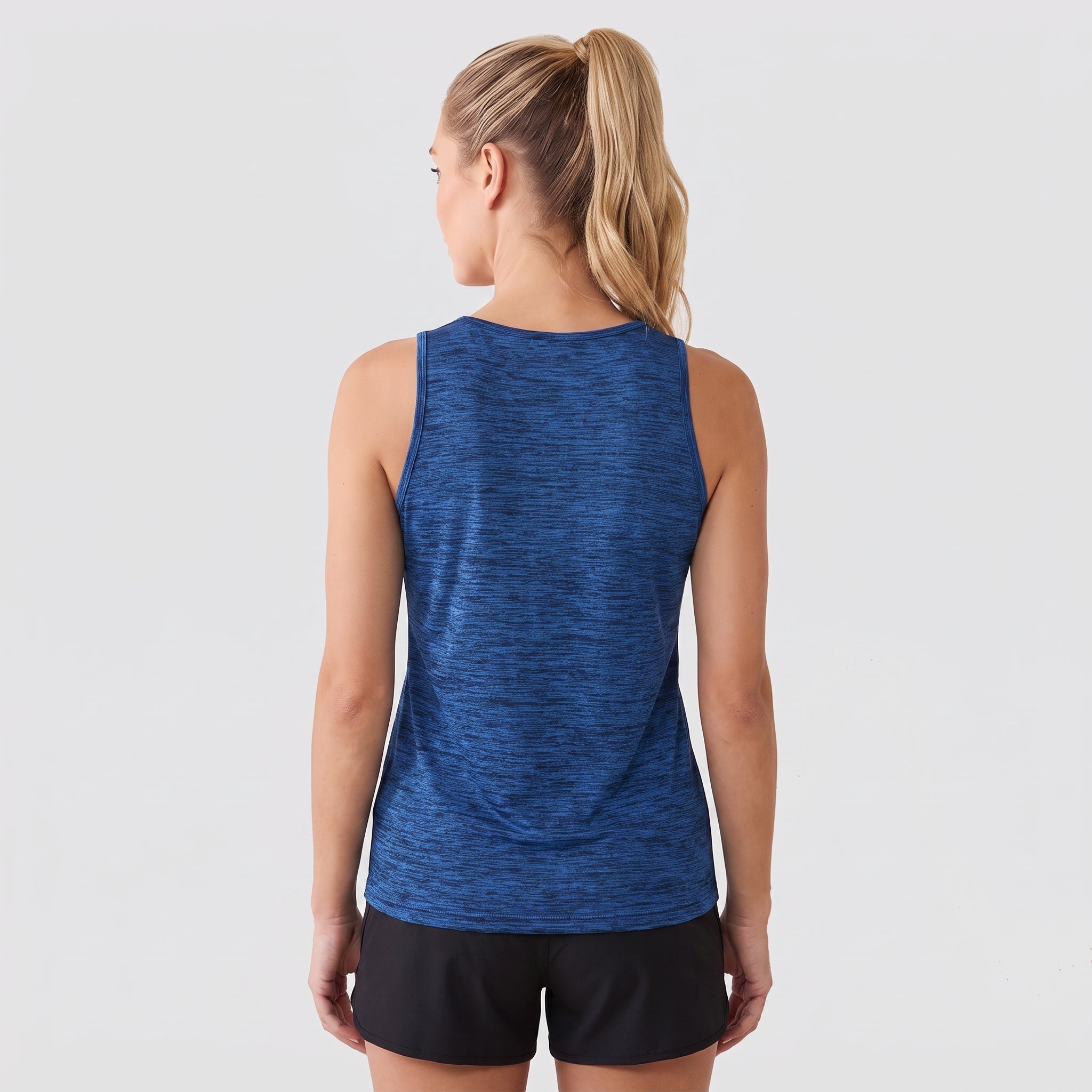 Women's Lightweight Sleeveless Tank Top - Stretch Workout Shirt Royal Blue by MAGCOMSEN