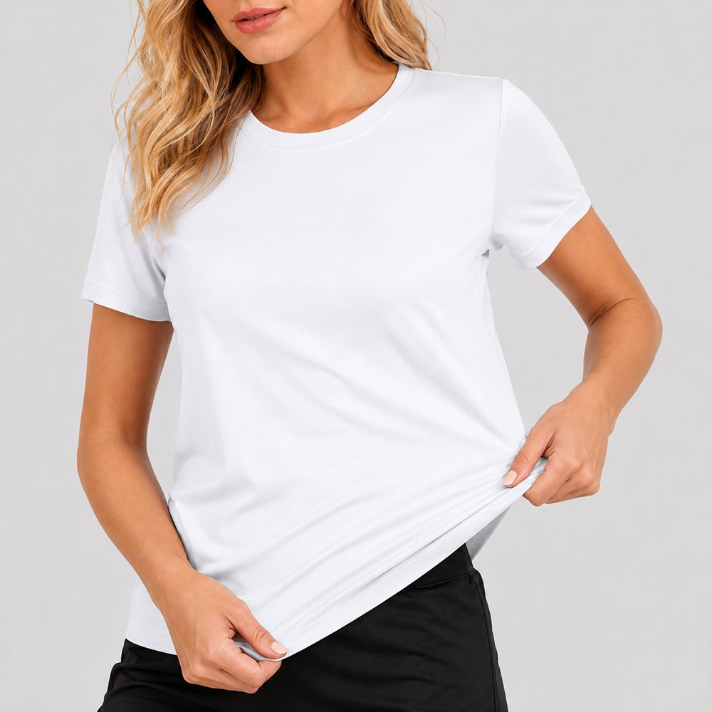 Women's Quick Dry T-Shirt White by MAGCOMSEN
