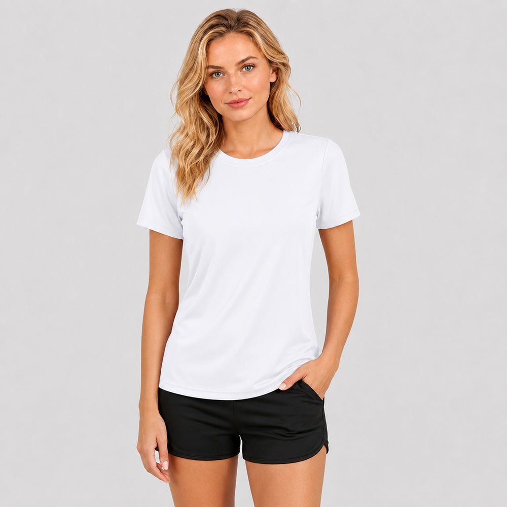 Women's Quick Dry T-Shirt White by MAGCOMSEN