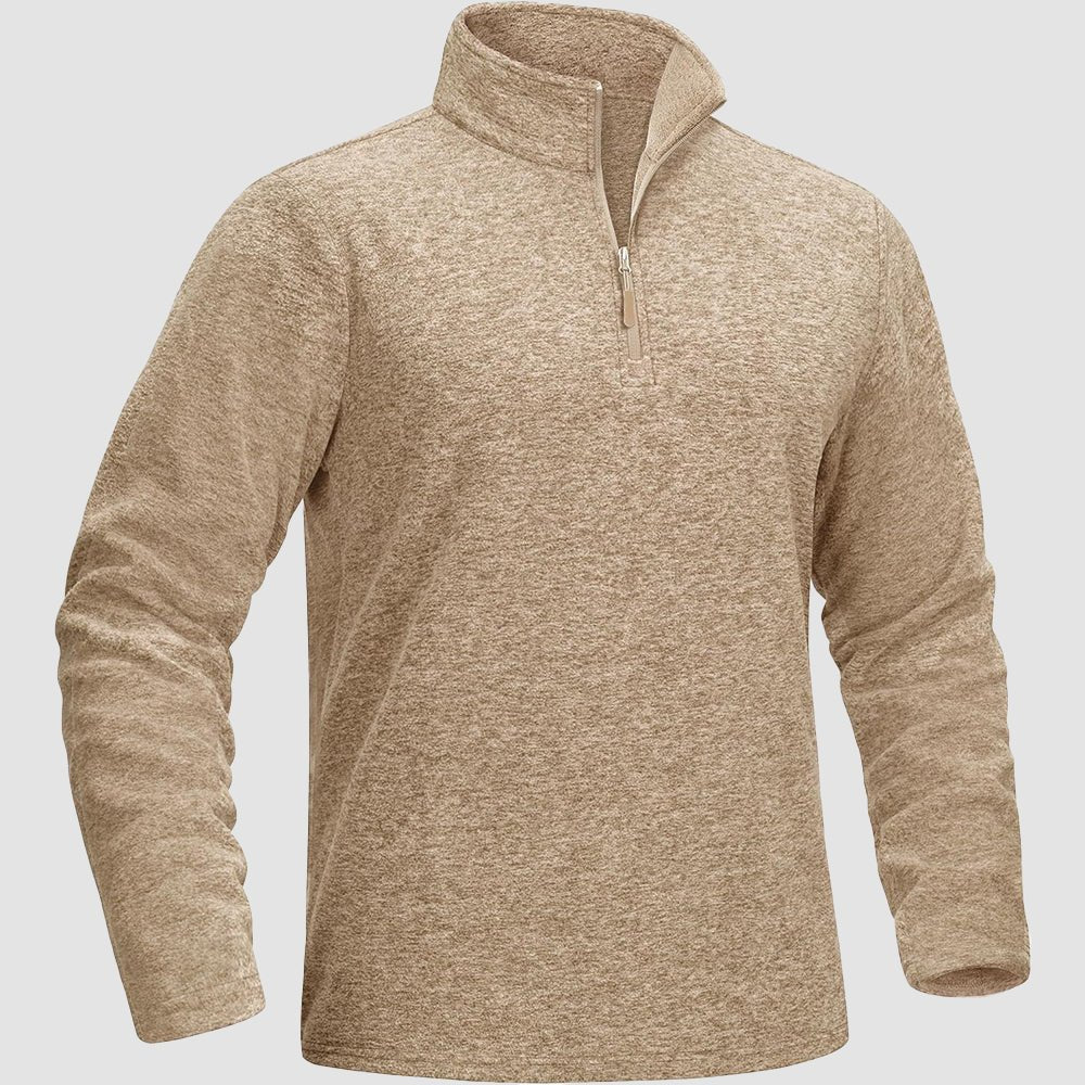Men's 1/4 Zip Pullover Shirt Long Sleeve Sweatshirts - MAGCOMSEN