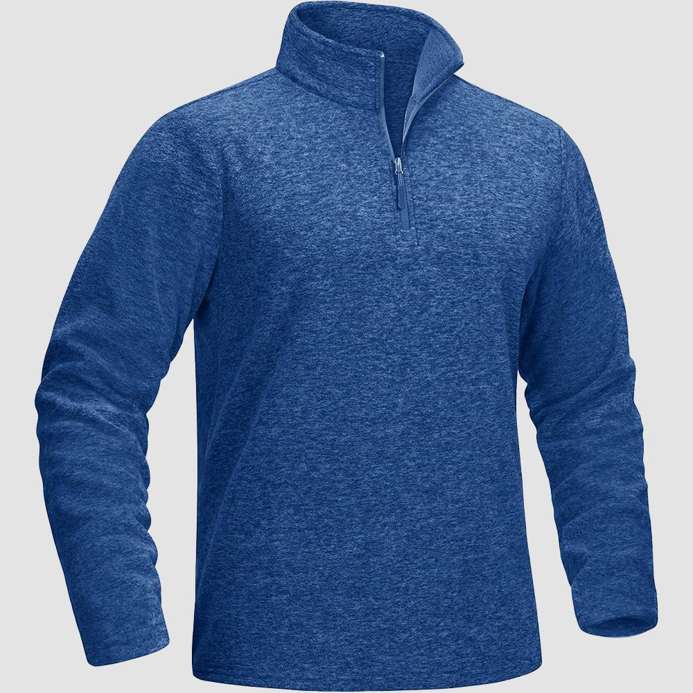 Men's 1/4 Zip Pullover Shirt Long Sleeve Sweatshirts - MAGCOMSEN