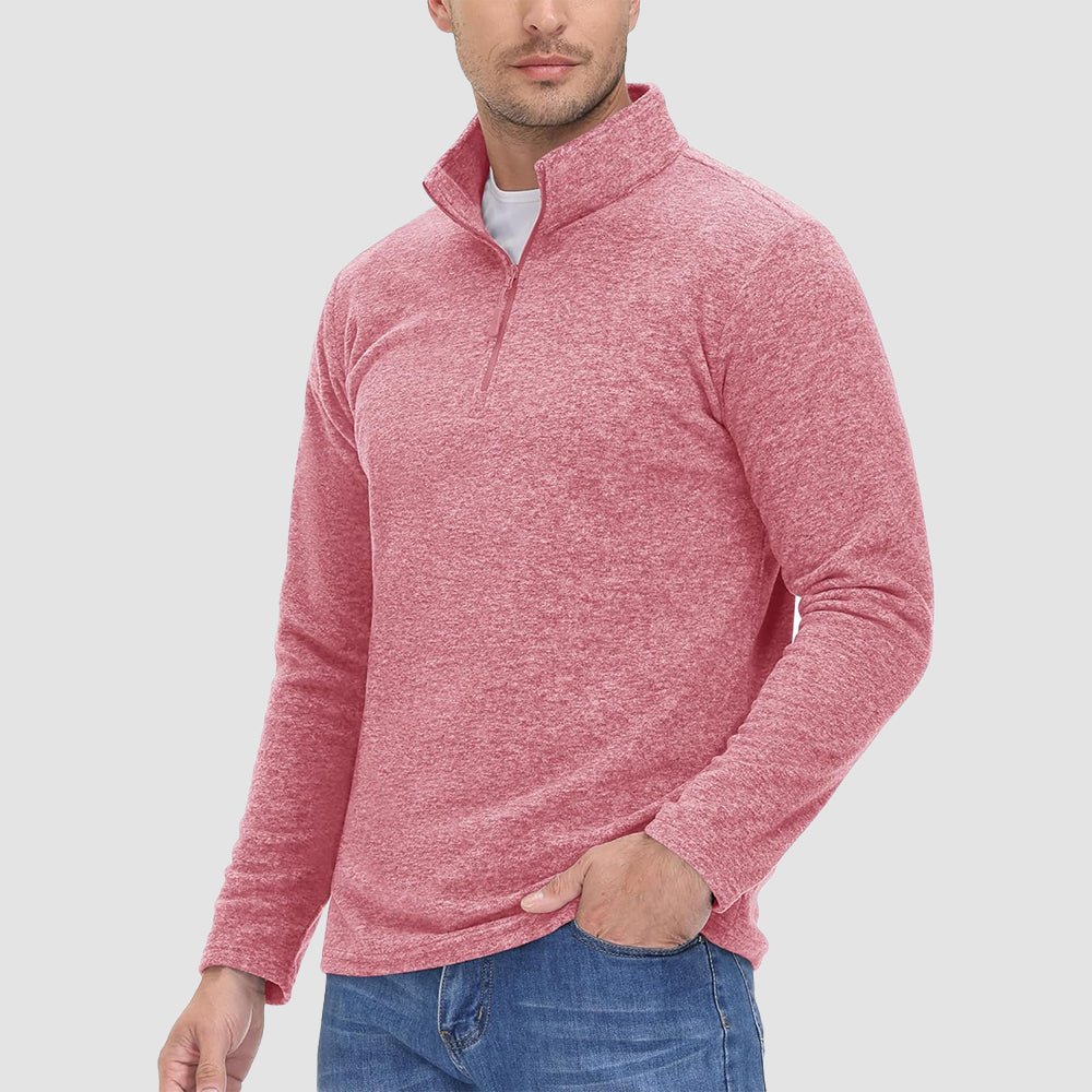 Men's 1/4 Zip Pullover Shirt Long Sleeve Sweatshirts - MAGCOMSEN