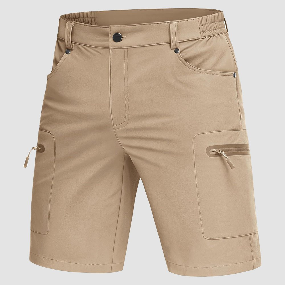 Men's Hiking Cargo Shorts with Zipper Pockets - MAGCOMSEN