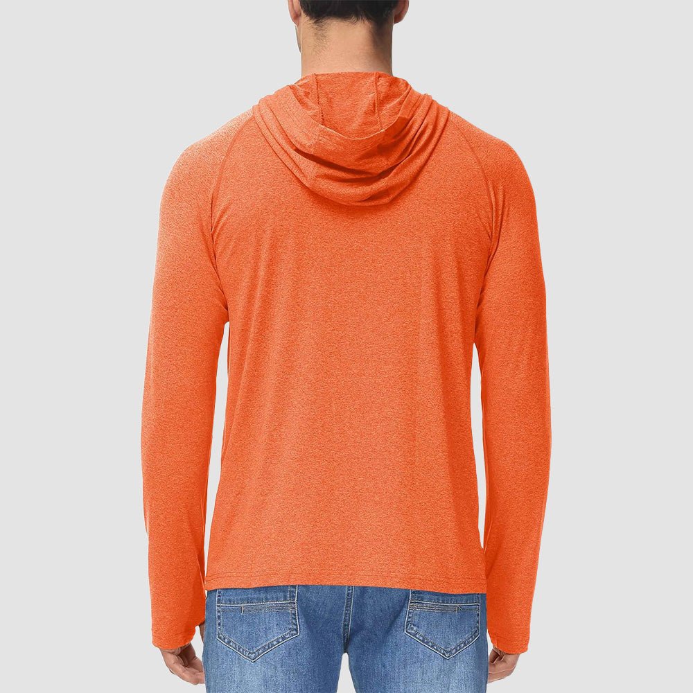 Men's Hooded UPF 50+ Sun Protection Sherpa Fishing Shirt - MAGCOMSEN