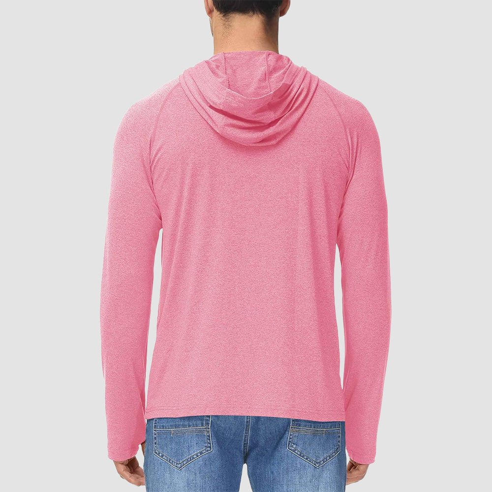 Men's Hooded UPF 50+ Sun Protection Sherpa Fishing Shirt - MAGCOMSEN