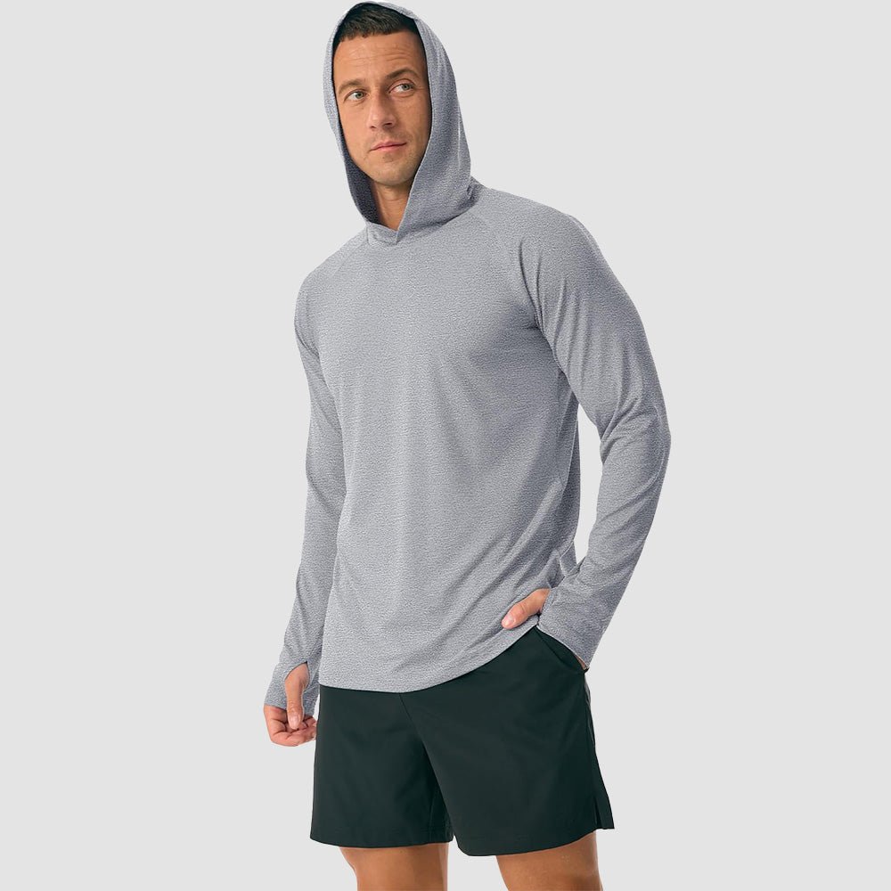 Men's Hooded UPF 50+ Sun Protection Sherpa Fishing Shirt - MAGCOMSEN